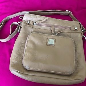 Giani Bernini Crossbody Taupe Bag